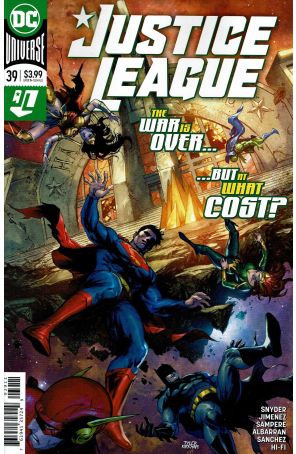 Justice League (4th Series) 39 published by DC with cover art by Tyler Kirkham