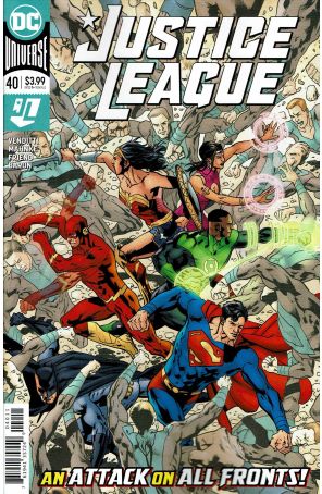 Justice League (4th Series) 40 published by DC with cover art by Bryan Hitch