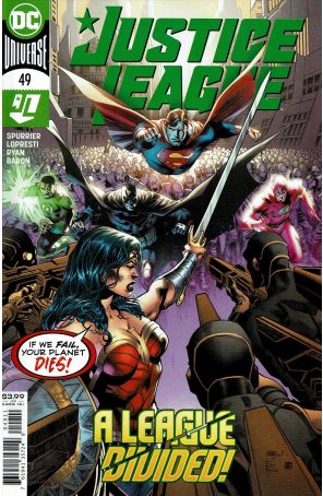 Justice League (4th Series) 49 published by DC with cover art by Gary Frank