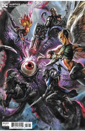 Justice League (4th Series) 53A published by DC with cover art by Ian McDonanld