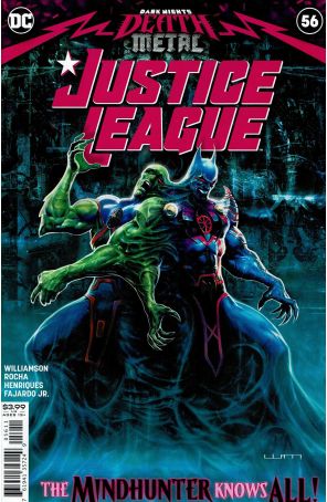 Justice League (4th Series) 56 published by DC with cover art by Liam Sharp