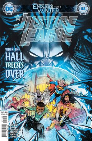 Justice League (4th Series) 58 published by DC with cover art by Francis Manapul