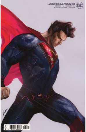 Justice League (4th Series) 68A published by DC with cover art by Alexander Lozano