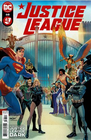 Justice League (4th Series) 68 published by DC with cover art by David Marquez
