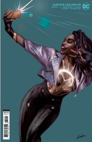Justice League (4th Series) 69A published by DC with cover art by Alexander Lozano