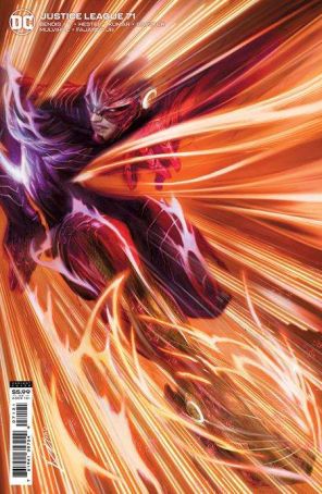 Justice League (4th Series) 71A published by DC with cover art by Alexander Lozano