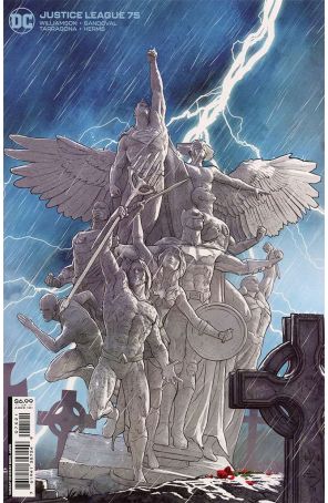 Justice League (4th Series) 75A published by DC with cover art by Mikel Janin