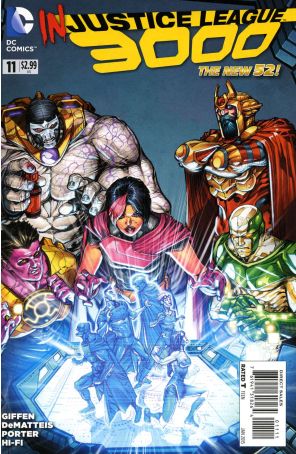 Justice League 3000 11 published by DC with cover art by Howard Porter