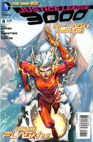 Justice League 3000 8 published by DC with cover art by Howard Porter