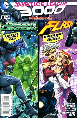 Justice League 3000 9 published by DC with cover art by Howard Porter