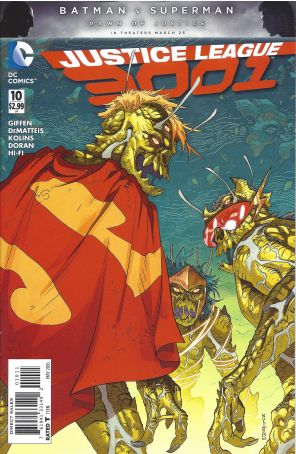 Justice League 3001 10 published by DC with cover art by Scott Kolins