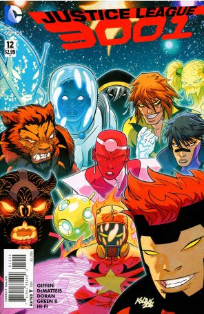 Justice League 3001 12 published by DC with cover art by Scott Kolins