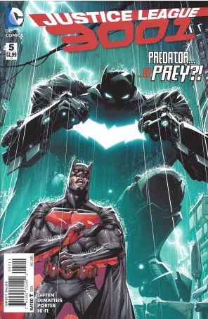 Justice League 3001 5 published by DC with cover art by Howard Porter