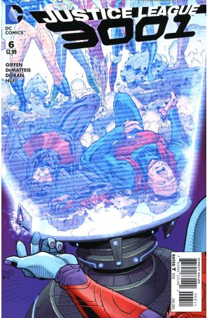 Justice League 3001 6 published by DC with cover art by Howard Porter