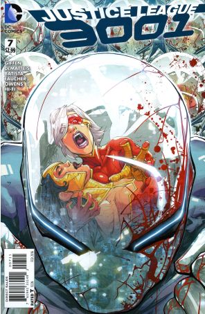 Justice League 3001 7 published by DC with cover art by Howard Porter