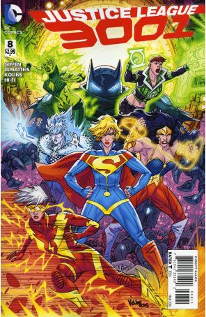 Justice League 3001 8 published by DC with cover art by Scott Kolins