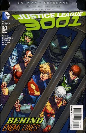 Justice League 3001 9 published by DC with cover art by Scott Kolins