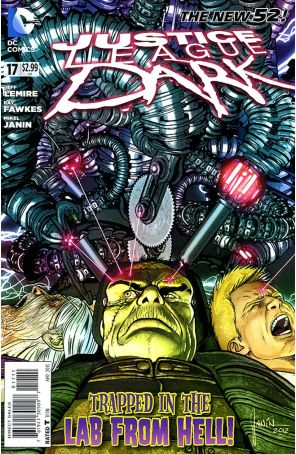Justice League Dark 17 published by DC with cover art by Mikel Janin