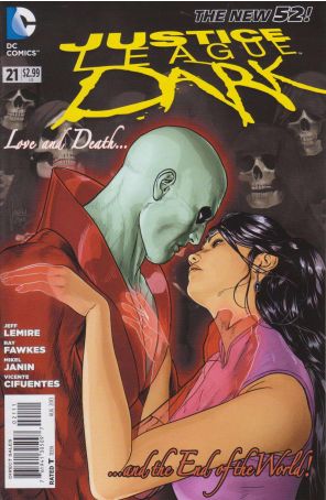 Justice League Dark 21 published by DC with cover art by Mikel Janin