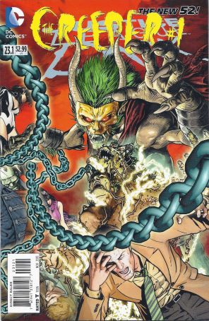 Justice League Dark 23.1A published by DC with cover art by Mikel Janin