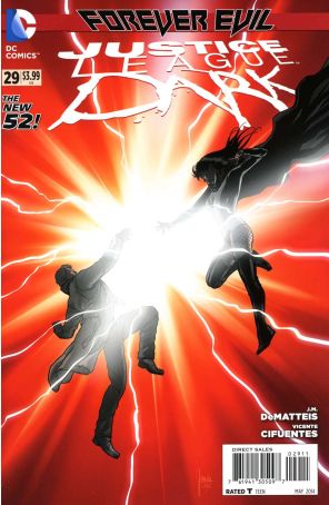 Justice League Dark 29 published by DC with cover art by Mikel Janin