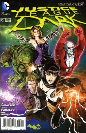 Justice League Dark 30 published by DC with cover art by Andrea Sorrentino