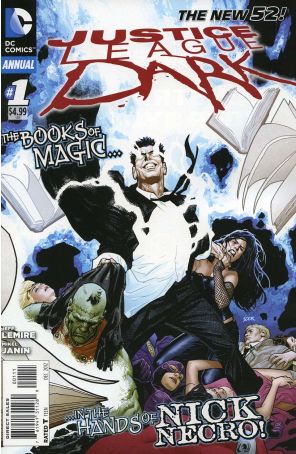 Justice League Dark Annual 1 published by DC with cover art by Ryan Sook