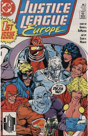 Justice League Europe 1 published by DC with cover art by Bart Sears