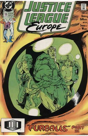 Justice League Europe 13 published by DC with cover art by Bart Sears