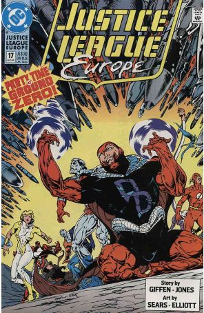 Justice League Europe 17 published by DC with cover art by Bart Sears