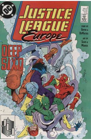 Justice League Europe 2 published by DC with cover art by Bart Sears