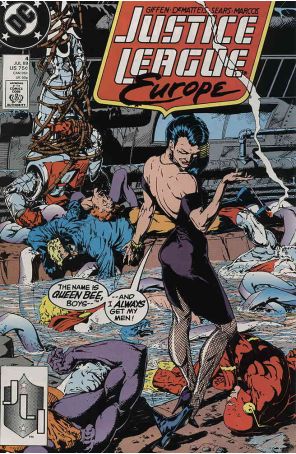 Justice League Europe 4 published by DC with cover art by Bart Sears
