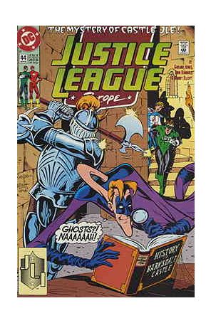 Justice League Europe 44 published by DC with cover art by Ron Randall