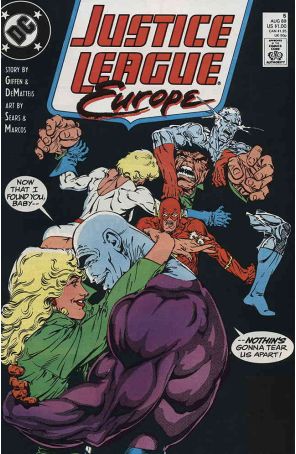 Justice League Europe 5 published by DC with cover art by Bart Sears