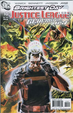 Justice League Generation Lost 10A published by DC with cover art by Felipe Massafera