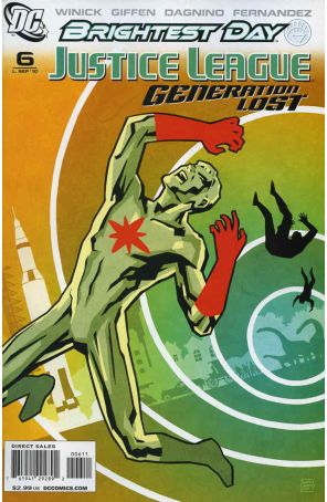 Justice League Generation Lost 6 published by DC with cover art by Cliff Chiang