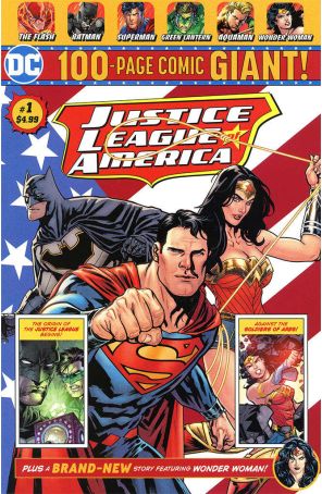 Justice League Giant 1 published by DC with cover art by Yanick Paquette