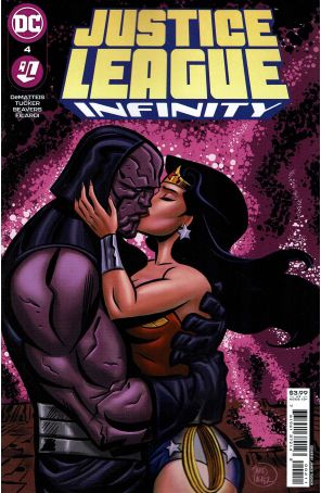 Justice League Infinity 4 published by DC with cover art by James Stokoe