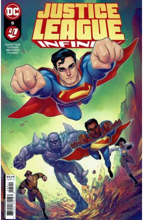 Justice League Infinity 5 published by DC with cover art by Meghan Hetrick