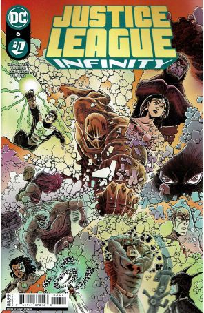 Justice League Infinity 6 published by DC with cover art by James Stokoe