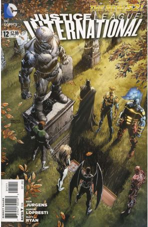 Justice League International (2nd Series) 12 published by DC with cover art by David Finch