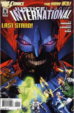 Justice League International (2nd Series) 5 published by DC with cover art by David Finch