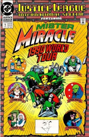 Justice League International Special 1 published by DC with cover art by Joe Phillips