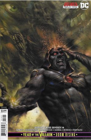 Justice League Odyssey 14A published by DC with cover art by Lucio Parrillo
