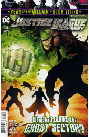Justice League Odyssey 14 published by DC with cover art by Will Conrad