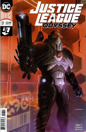 Justice League Odyssey 17 published by DC with cover art by Jose Ladrönn