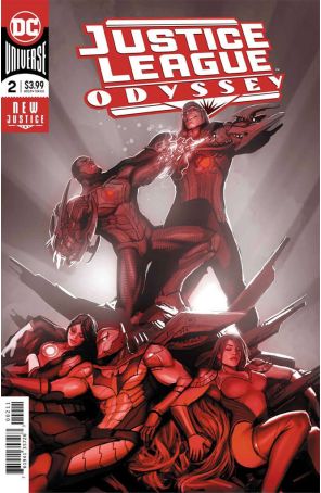 Justice League Odyssey 2 published by DC with cover art by Stjepan Sejic