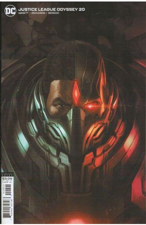 Justice League Odyssey 20A published by DC with cover art by Skan