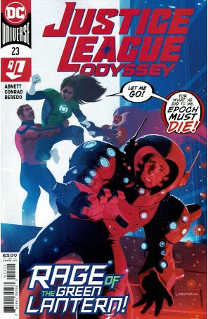 Justice League Odyssey 23 published by DC with cover art by Jose Ladrönn