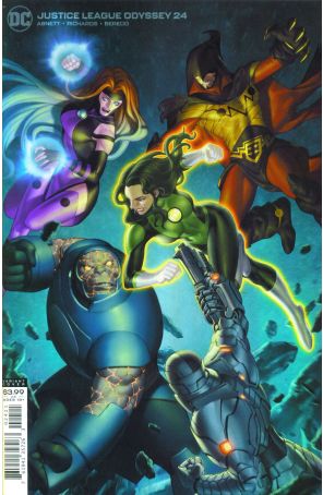 Justice League Odyssey 24A published by DC with cover art by Skan